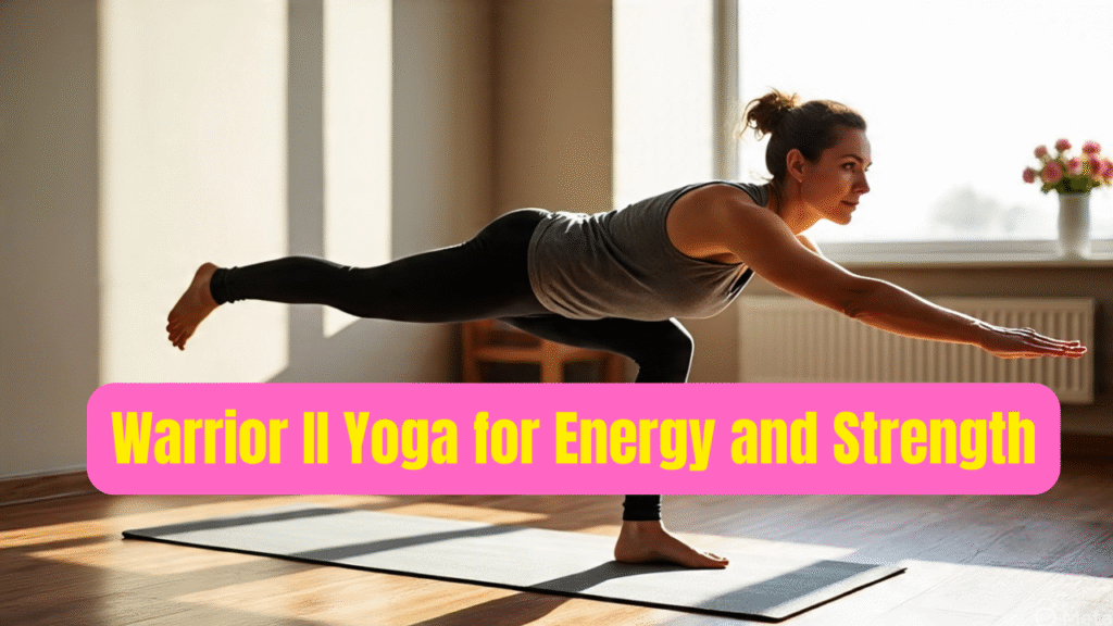 Morning Yoga Routine for Energy – Warrior II Pose